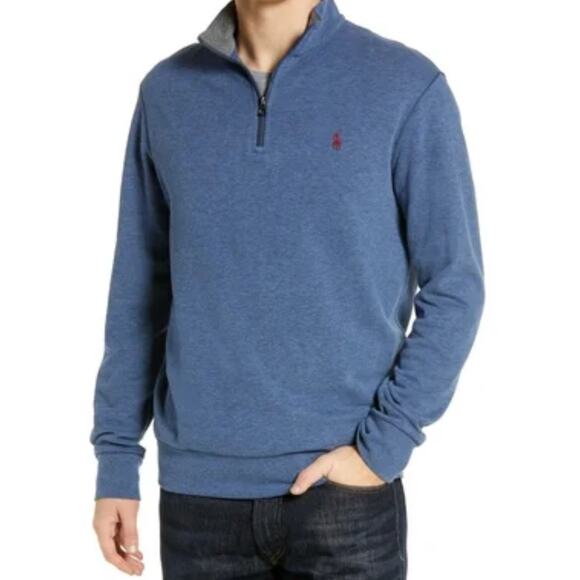 Polo by Ralph Lauren Other - POLO RALPH LAUREN Men’s Estate Rib Knit Blue 1/4 Zip Sweater large
